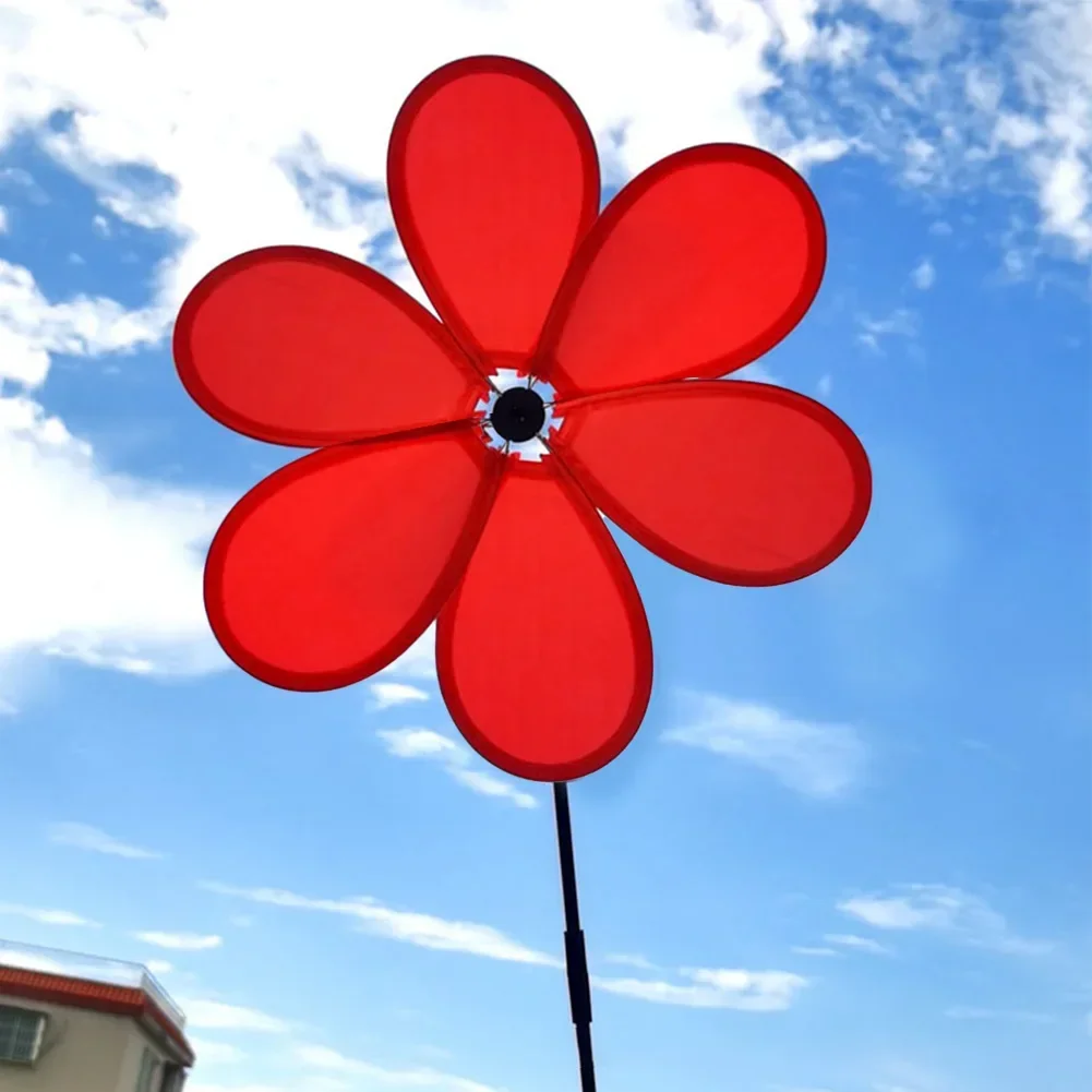 

Spinner Flower Windmill Balcony Camping Children Gift Colorful Garden Home Decoration Ornaments Outdoor Hot Sale