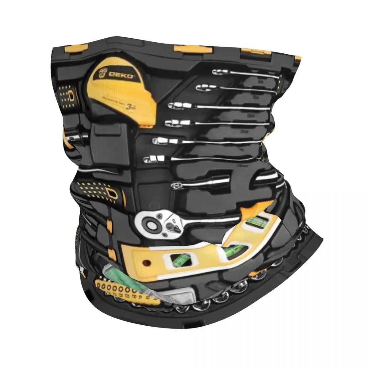 ميكانيكا صندوق أدوات كبير الرقبة الجراب النساء الرجال يندبروف الشتاء ميكانيكي باندانا وشاح للمشي لمسافات طويلة #1