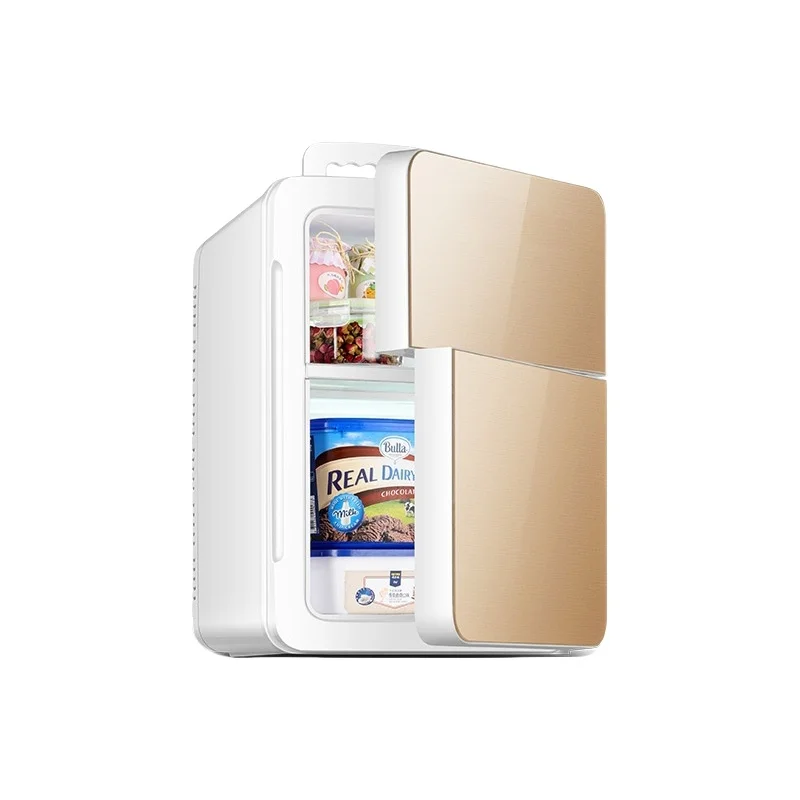 Mini refrigerador doméstico de doble puerta de 24L de alta calidad, congelador pequeño individual para habitaciones de alquiler de dormitorios, venta al por mayor de fábrica
