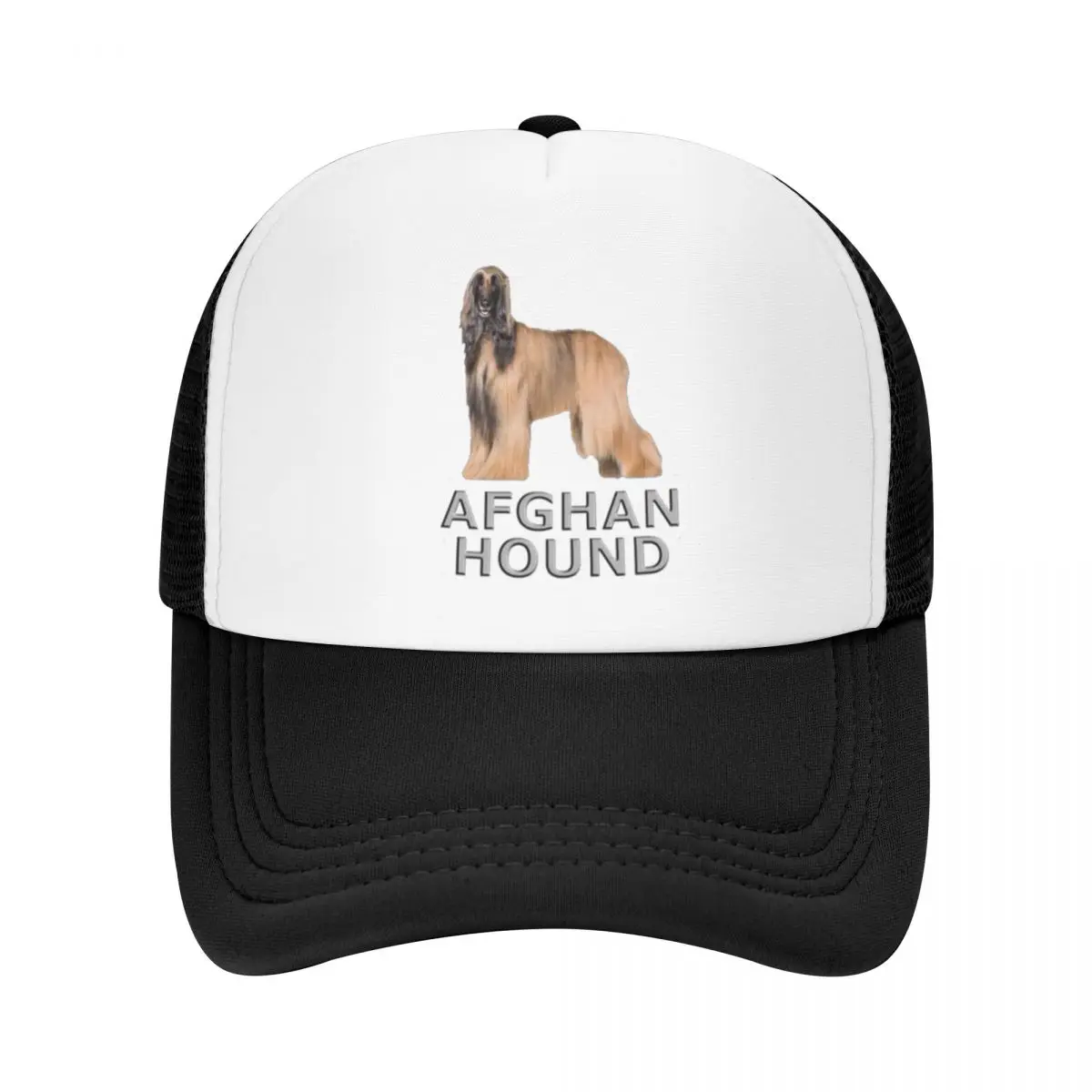 Personalized Afghan Hound Dog Adult Mesh Baseball Cap For Women Men High-end Peaked Caps 2024 New Street Dance Hats