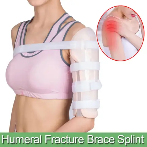 1Pcs Humeral Brace Shaft Fracture Splint Cast for Broken Upper Arm, Shoulder, Bicep, Humerus Bone with Cuff Support