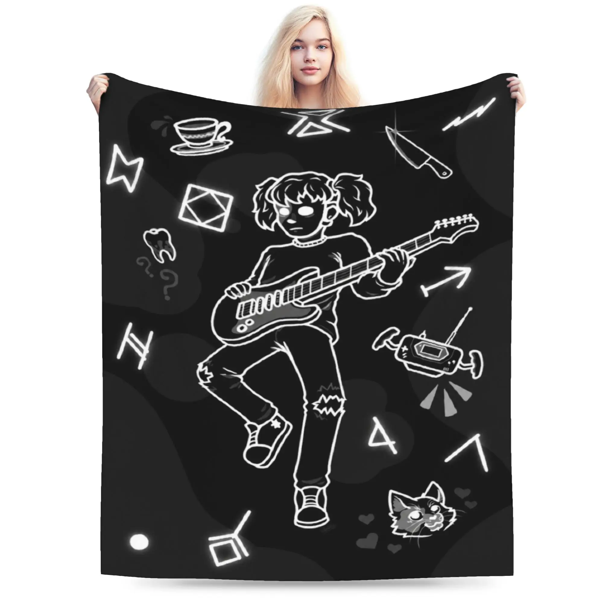  Sally Face Sal Fisher Indie Accessories Blanket Soft Fleece  Throw Blankets Comfortable Rug Piece