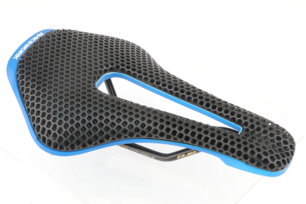 Racework mtb 3d gedruckt sattel bienenstock struktur hohl rennen klappbares rennrad bequeme sättel waben kissens itz – Detail 10