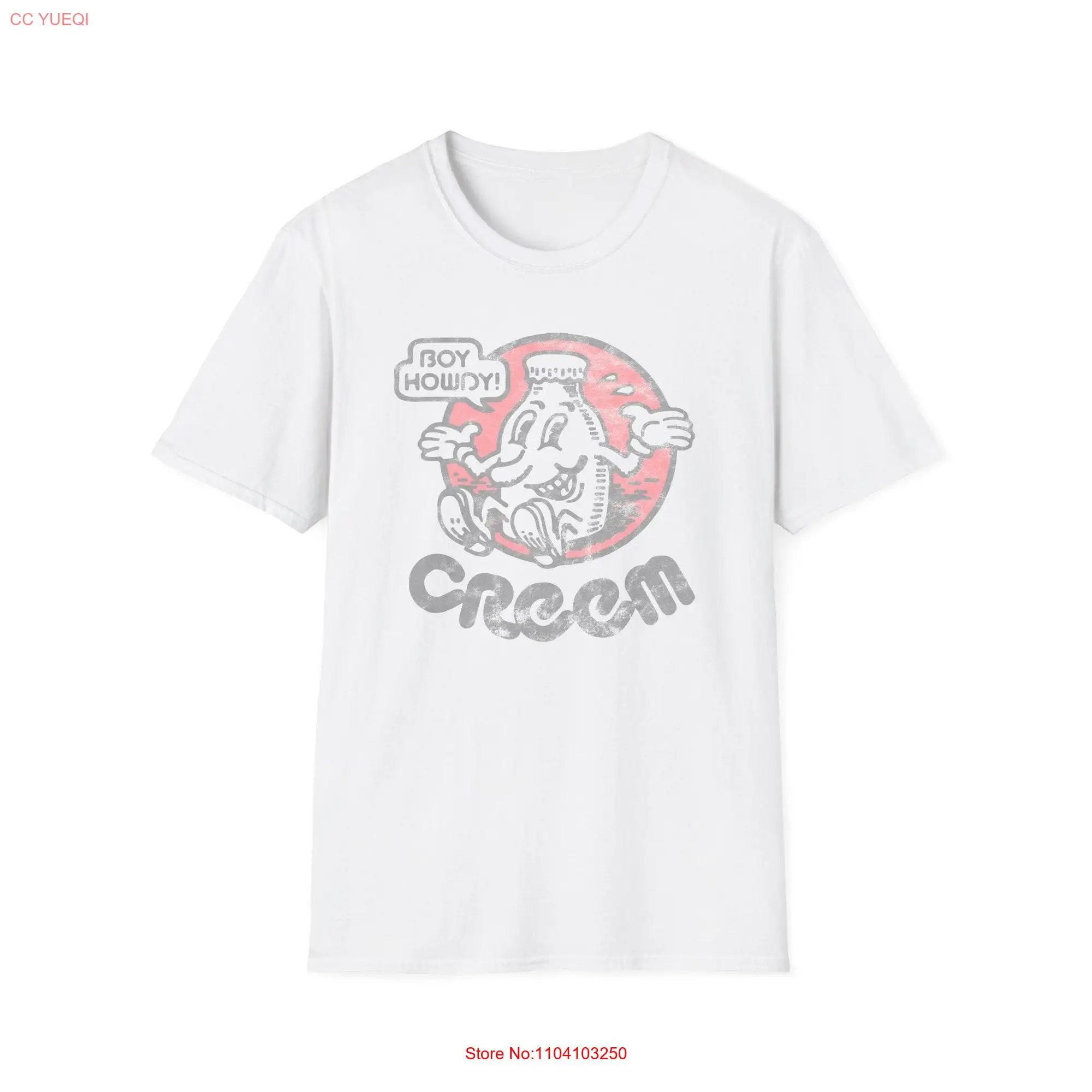 Creem magazine Vintage Faded 'Boy Howdy' Softstyle T Shirt long or short sleeves