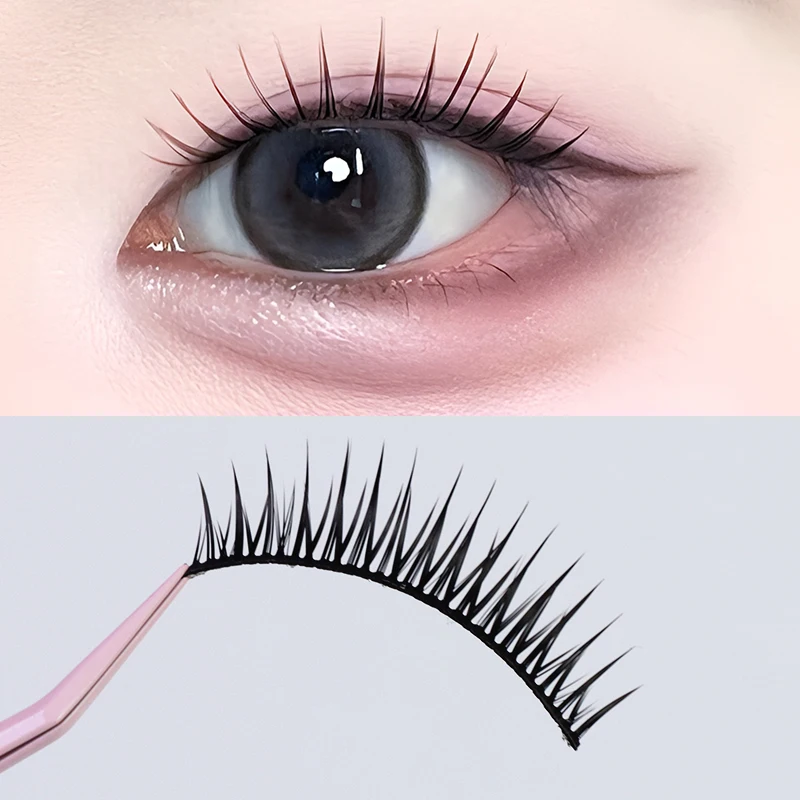 5 أزواج خالية من الغراء شريط كامل الرموش الصناعية خالية من الغراء نوع مجموعة المعبود الكورية لتقوم بها بنفسك رموش مانغا الصناعية