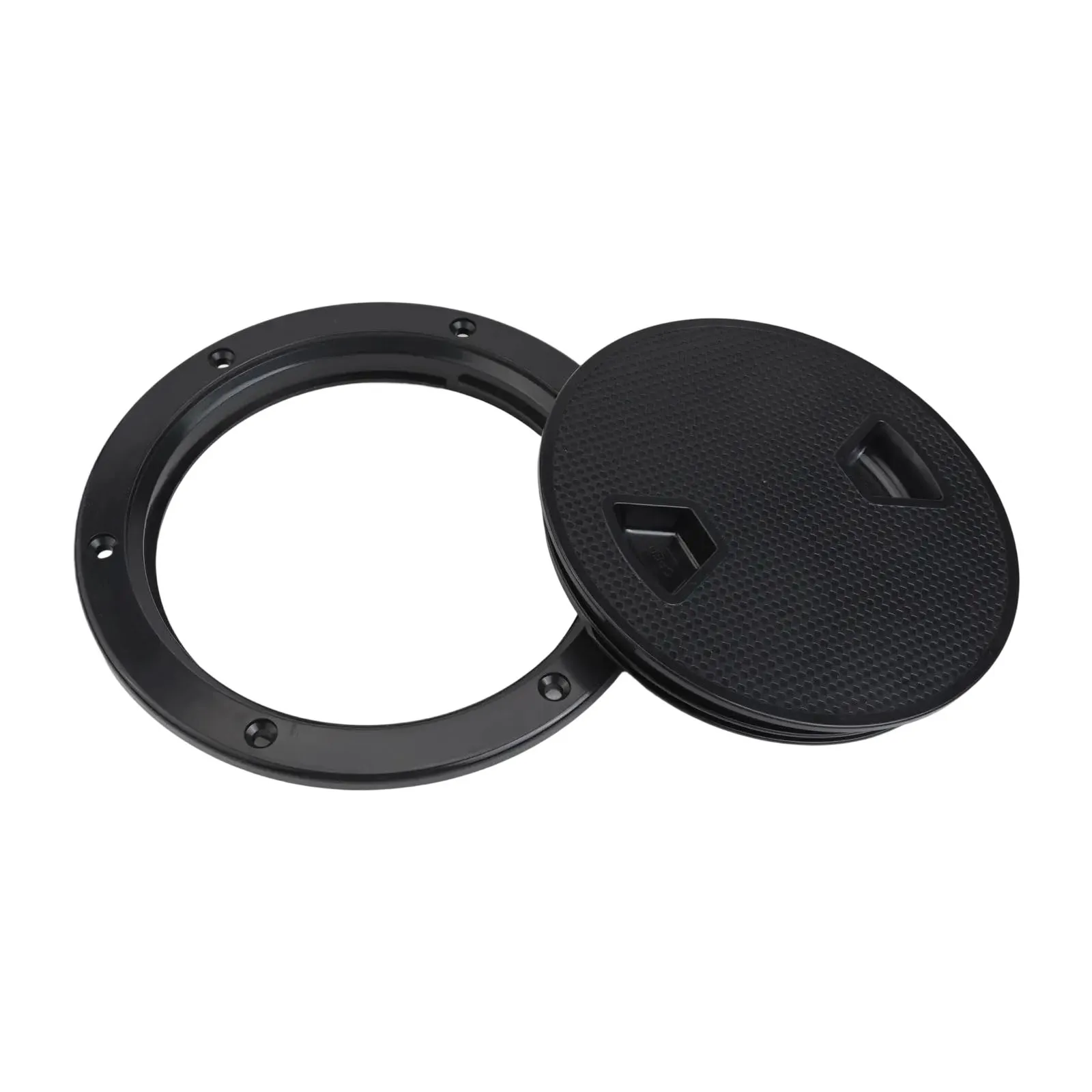 Abrasion Resistant Non Slip Round Inspection Hatch Ideal for Boating Applications Available in Four Six or Eight Inches
