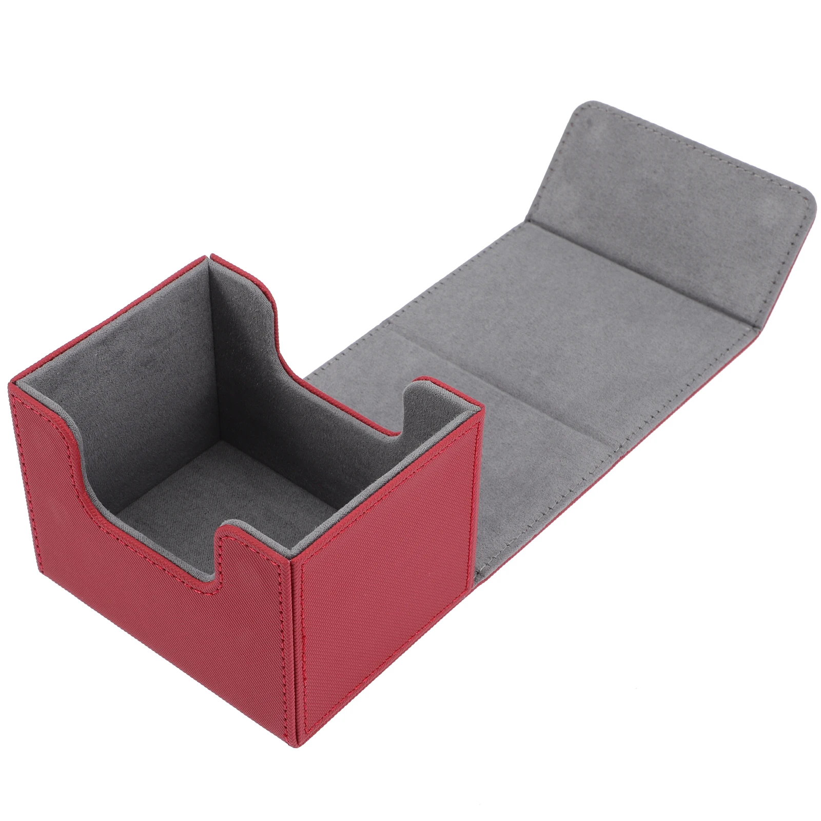 

Card Box Organizer High-end PU Storage Container for Cards Games Portable Desk Box Home Storage