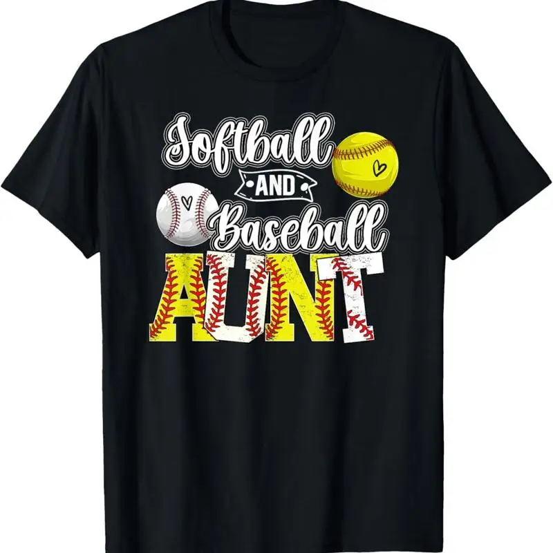 

Softball And Baseball Aunt Proud T Shirt