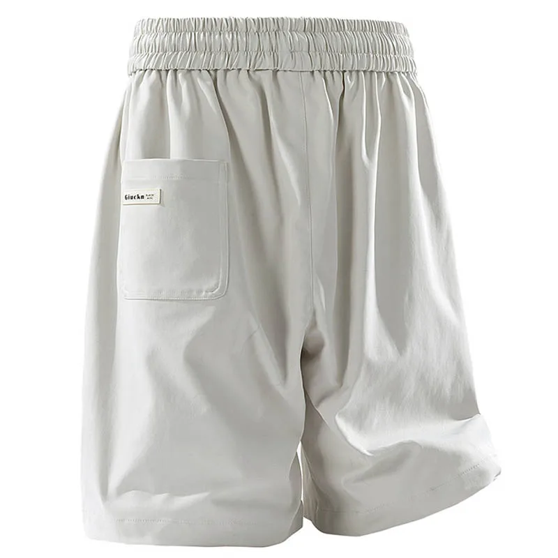 Plus Size 8XL 9XL American Cargo Shorts Men Casual Gym Running Short Summer Elastic Waist Outdoor Camping Hiking Shorts Clothing