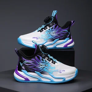 Sneaker nền tảng bình thường của trẻ em, giày thể thao cho bé trai, sang trọng, nguồn gốc, trường học, chạy bộ, thời trang, mùa thu 8 Bán hàng chính Giày sang trọng trẻ em - №4