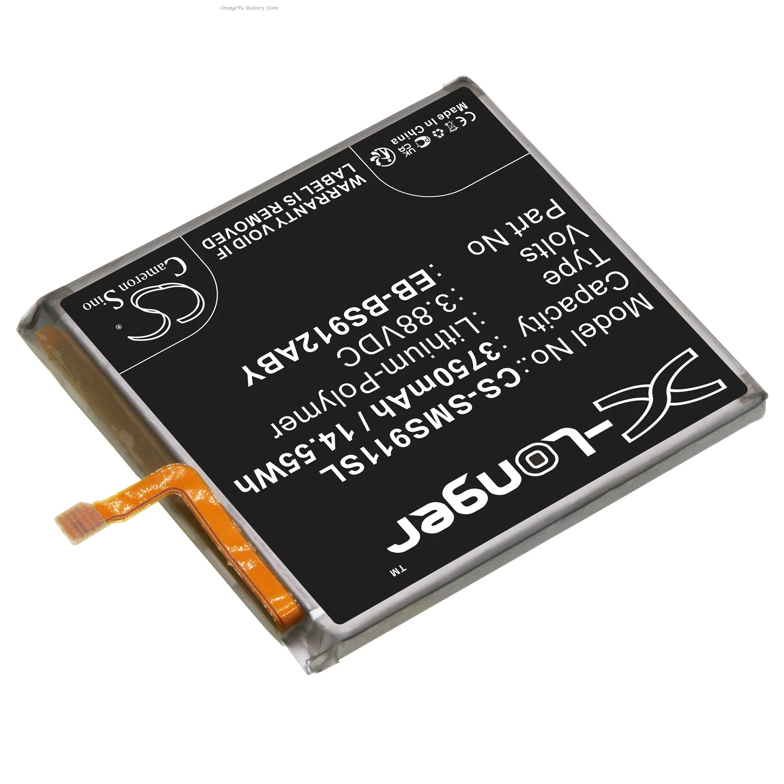 Сменная батарея 3.88V 3750mAh EB-BS912ABY для Samsung Galaxy S23 5G SM-S911B SM-S911T SM-S911W SM-S9110 SM-S911N SM-S911J