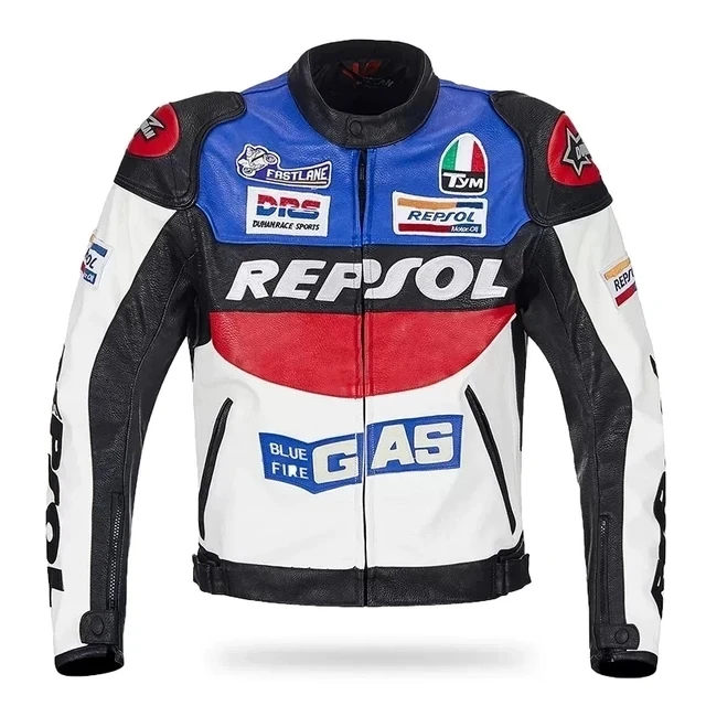 

DVD-Jaqueta Masculina de Motocross Motocicleta, Moto Racing Coat, REPSOL из искусственной кожи, Jaquetas de Moto, Roupas, Casaco Windproo