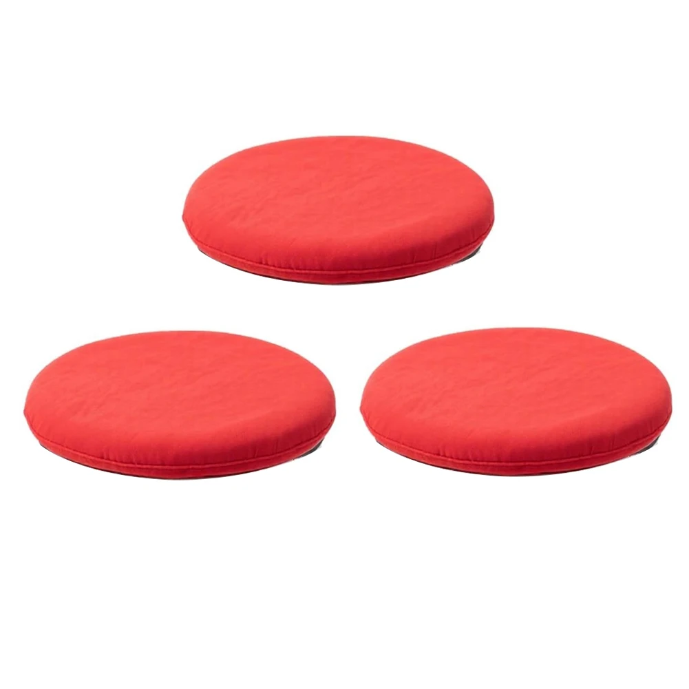 Elastic Round Stool Covers 3 Pack Designed for Snug Fit on Bar Stools and Multi Use with Professional Matte Finish
