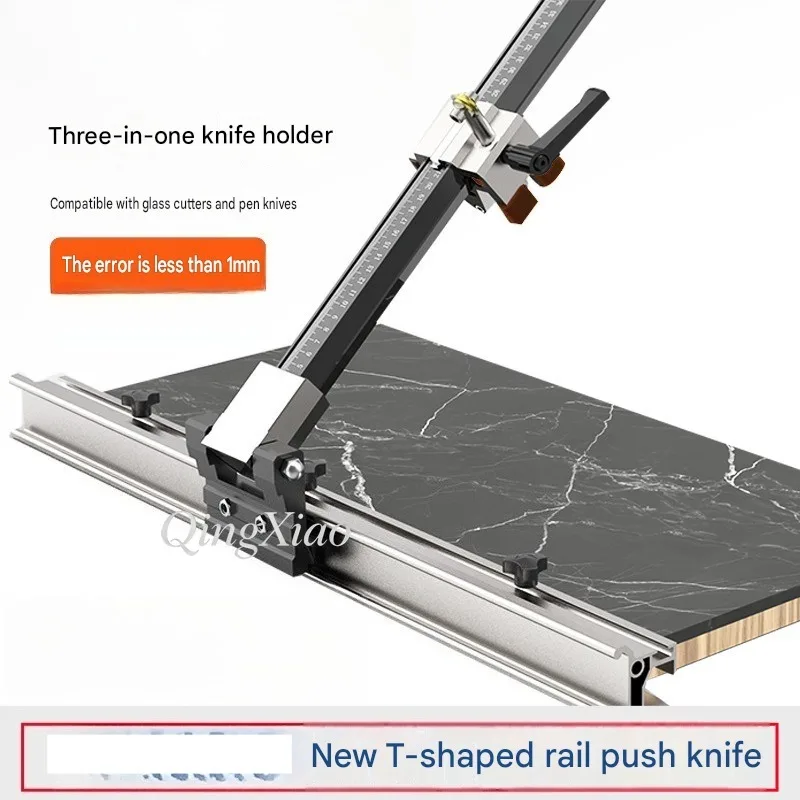 Detachable Flip Design T Type Rail Manual Tile Cutter 1.7m 2.0m For Porcelain Slab Large Format Tile High Precision Cutting Tool