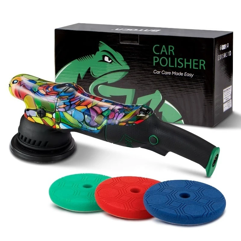 5 Inch 1000W Car Polisher 110-240V Dual Action Orbital 15mm Detachable Cable for Car Care and Painting