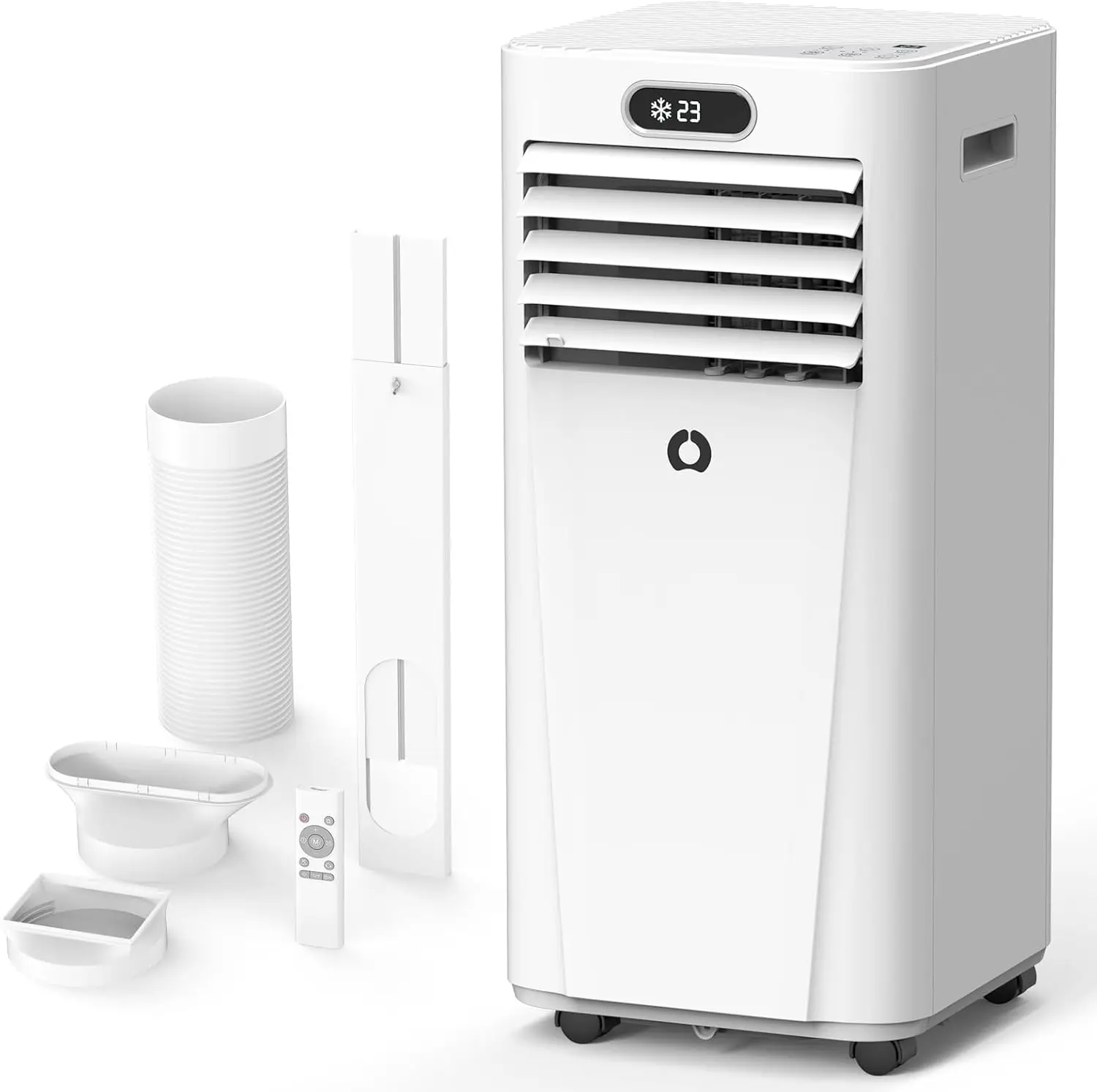 

4-in-1 10000 BTU Portable Air Conditioner for Medium Rooms up to 450 Sq Ft - Cooling, Dehumidifier, Fan Modes with Auto-Evaporation System - Silent Standing AC Unit for Bedroom Use