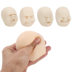 Human Face Emotion Vent Ball Squishy Toy Fun Novelty Antistress Ball Toy Adult Stress Relieve Toys Gift Fidget Toys for Anxiety