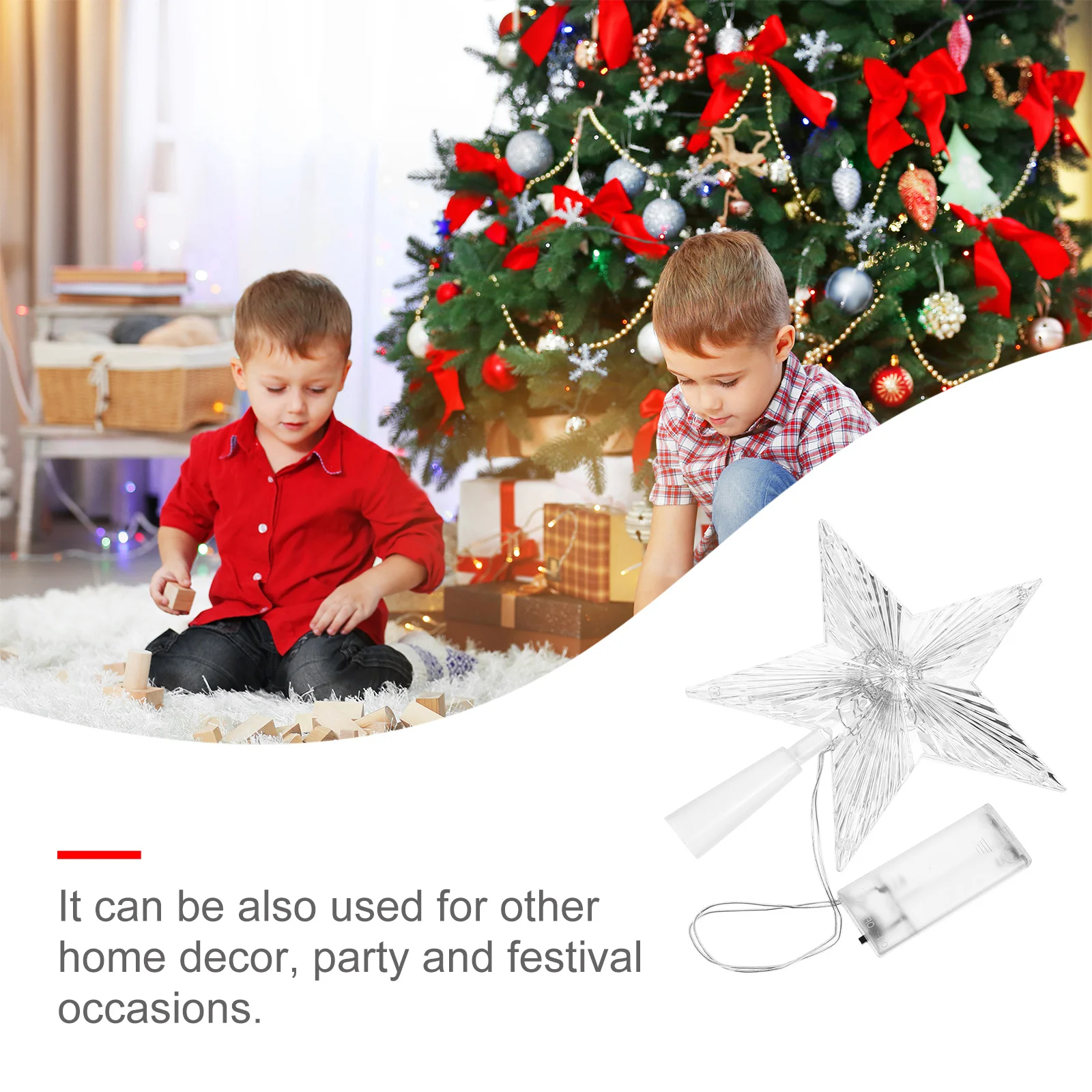 حامل مخروطي ذهبي مضيء على شكل نجمة خماسية لتزيين شجرة عيد الميلاد لمصباح حفلات المهرجانات في متجر المنزل #5