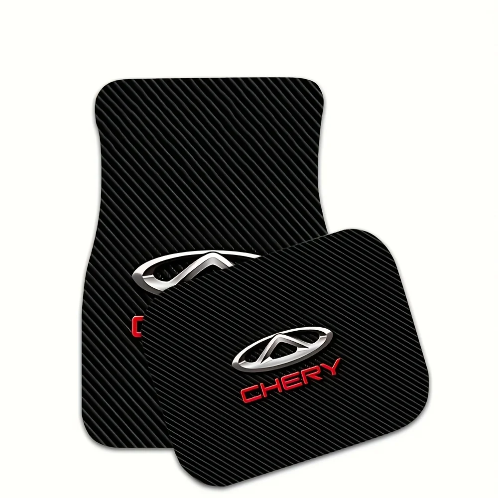 4pcs Minimalist Logo CS-CHERY Car Mats | Universal Fit For All Cars/Trucks/SUVs, Material, Perfect Holiday Gift For Family And F