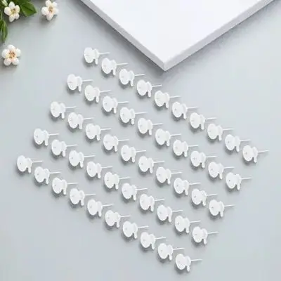 Picture Hangers 50 Pack Strong Steel Nails Wall Hooks for Photo Frames Artwork Damage Free Hanging Accessories