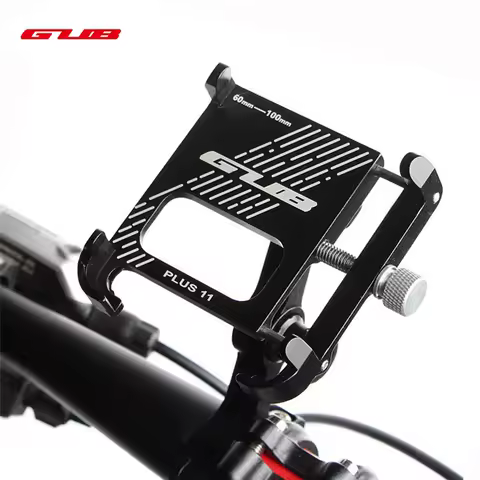 New GUB PLUS 11 Aluminum Bicycle Phone Stand For 3.5-7 inch Multi-angle Rotatable Bike Phone Holder Motorcycle Handlebar