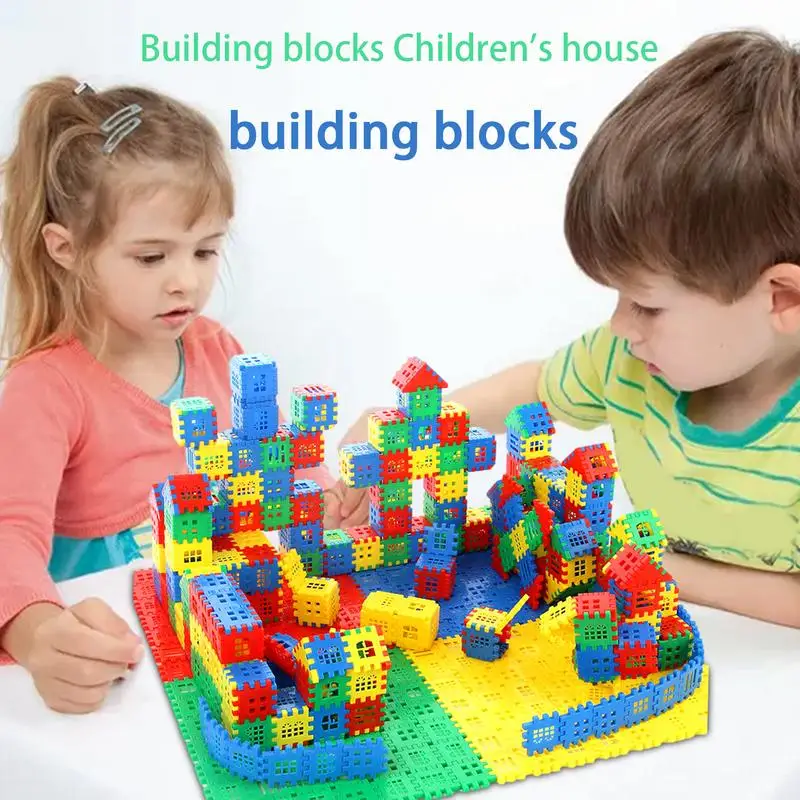 Bloqueio Building Bricks for Kids, Stacking Game, Fine Motor Toys, DIY Educacional