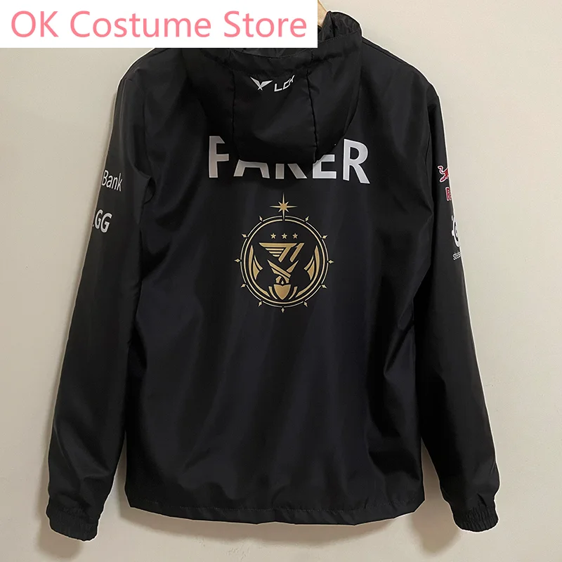 T1 Clan Faker Hetzelfde Uniform S13 Jasje Cosplay Kostuum Cogame Anime Party Uniform Hallowen Spelen Rollenkleding