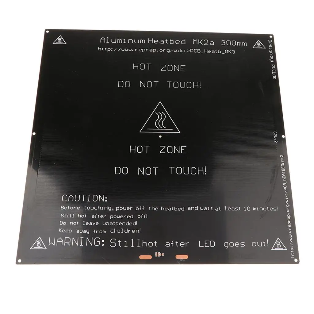 1Piece 330x330mm MK2A Aluminum Heated Bed Hot Bed PCB Platform 3D Printer