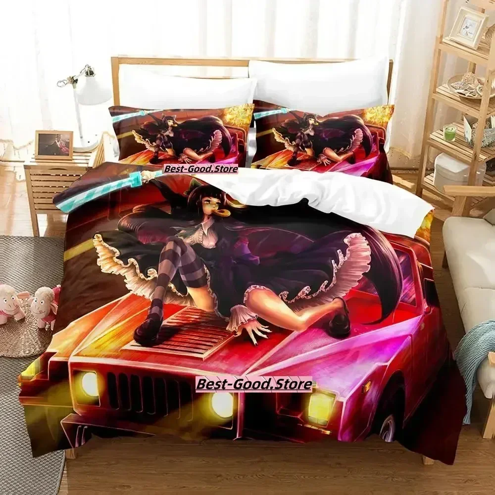 

New Anime Panty Stocking Bedding Set Duvet Cover Sheet Printed Bed Set Pillowcase Bed Full Queen King Size Comforter Bedroom