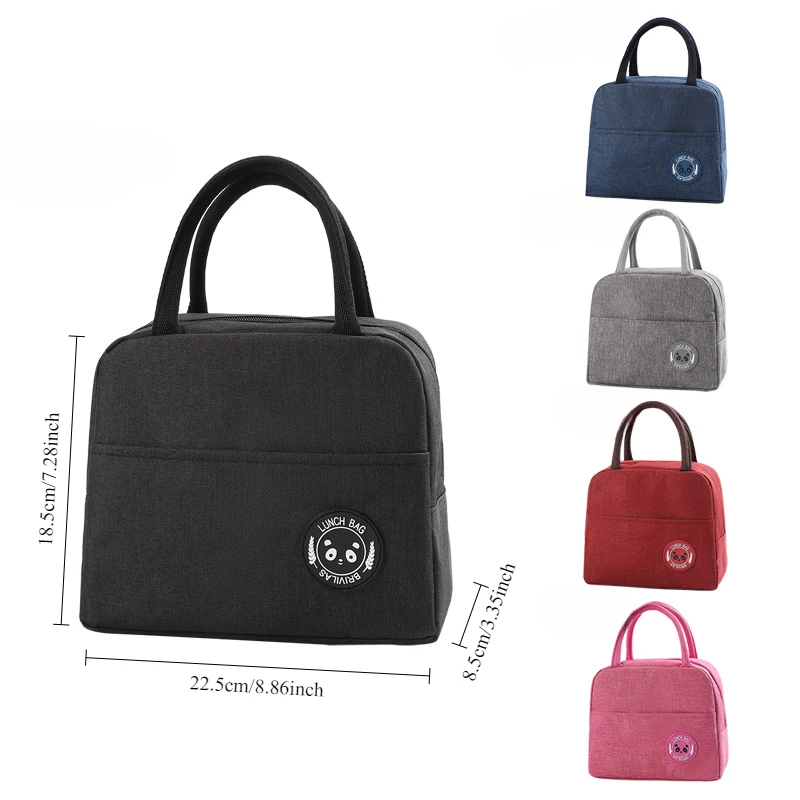 Insulated Lunch Bag Insulation Bento Pack Aluminum Foil Rice Bag Meal Pack Ice Pack Student Bento Lunch Handbag Insulation