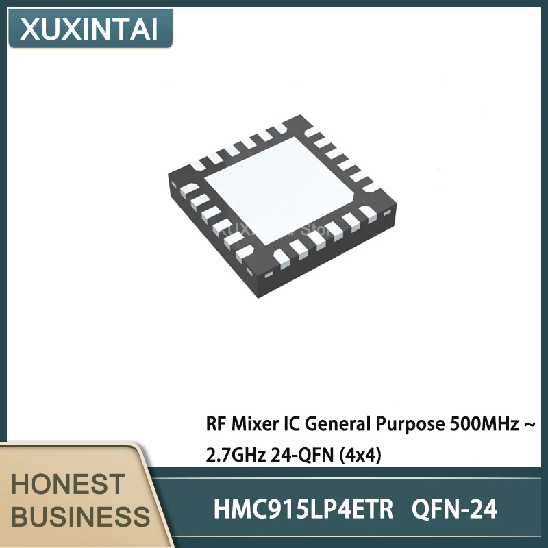 

10Pcs/Lot New Original HMC915LP4ETR RF Mixer IC General Purpose 500MHz ~ 2.7GHz 24-QFN (4x4) HMC915