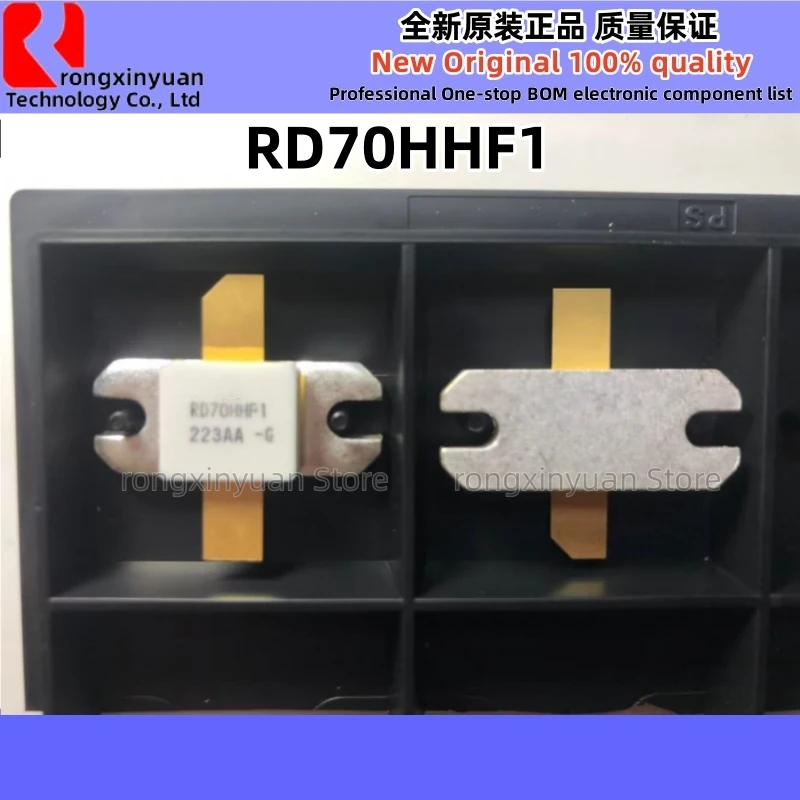 Free shipping 1Pcs/lot RD70HHF1 Silicon MOSFET Power Transistor 30MHz,70W  RD70 HHF1 100% New imported original 100% quality