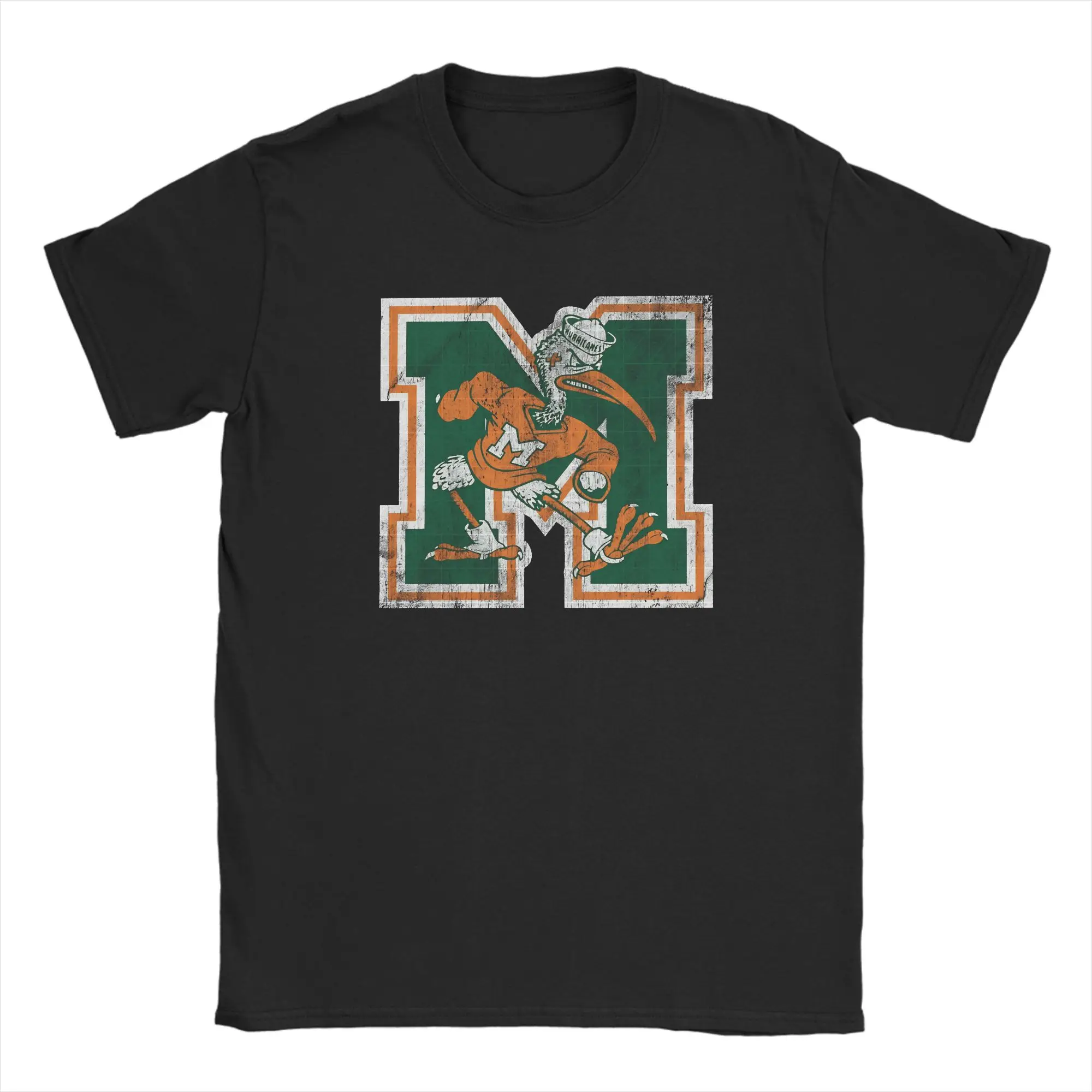 Miami Hurricanes 2025 College Football Playoff The U is Back Camiseta masculina de algodão vintage manga curta roupas presente de aniversário