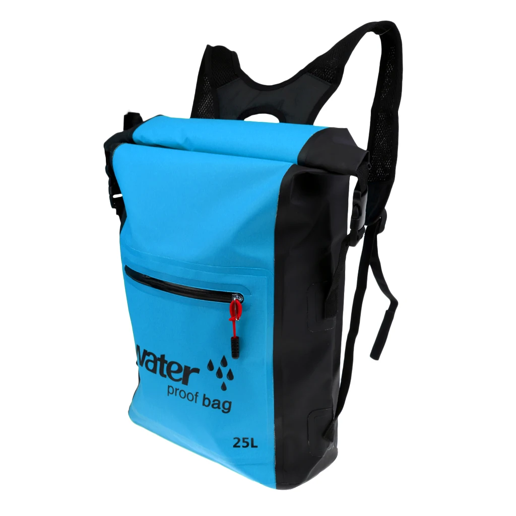 Wodoodporny plecak z regulowanymi szelkami na ramię, torba na akcesoria kajakowe do kanu, łodzi, surfingu, na kemping, wędrówki i przygody.