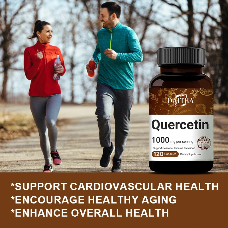 Quercetin 1000 Mg Is Efficiently Absorbed, Supports Lung Breathing, Healthy Immune Function, and Is An Antioxidant.