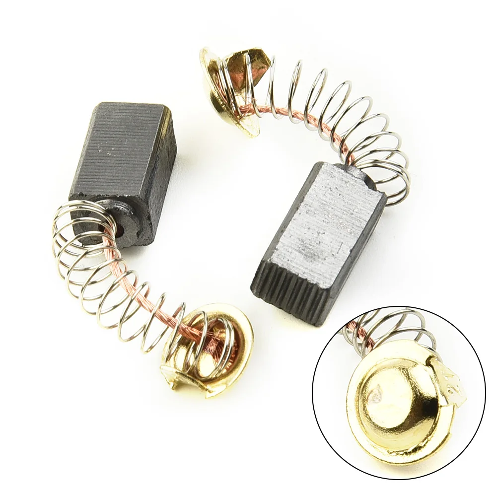 2 Stück Kohlebürsten Elektrowerkzeuge Zubehör 1000 W 6,5 x 7,5 x 12 E15 für Guild PDH26G Bohrhammer Motorteile