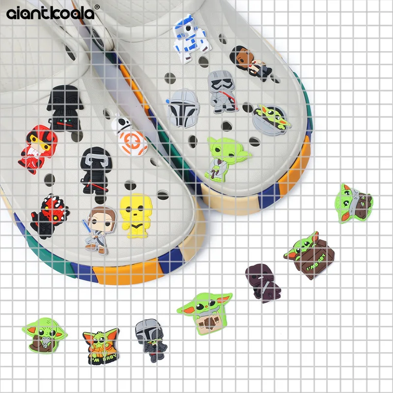 7-8 Stück/Set Cartoon Beliebte Anime-Figuren aus Japan Schuhschnallen Sandalen DIY Zubehör PVC Abnehmbare Clogs-Pins Deko Kinder Weihnachtsparty Geschenk – Detail 13
