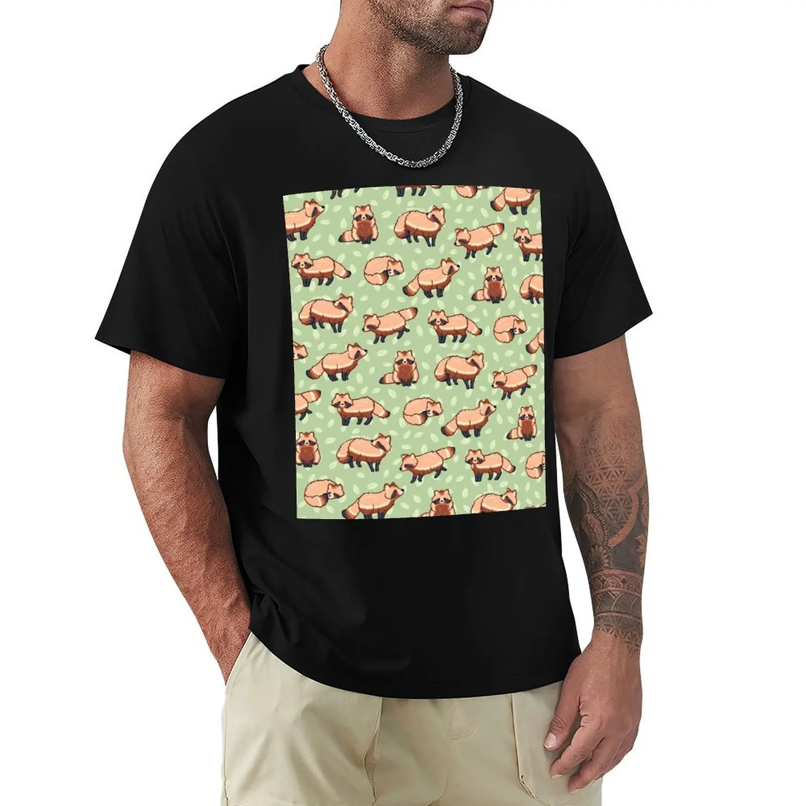 

Tanuki T-Shirt anime figures Funny t-shirts mens tall t shirts
