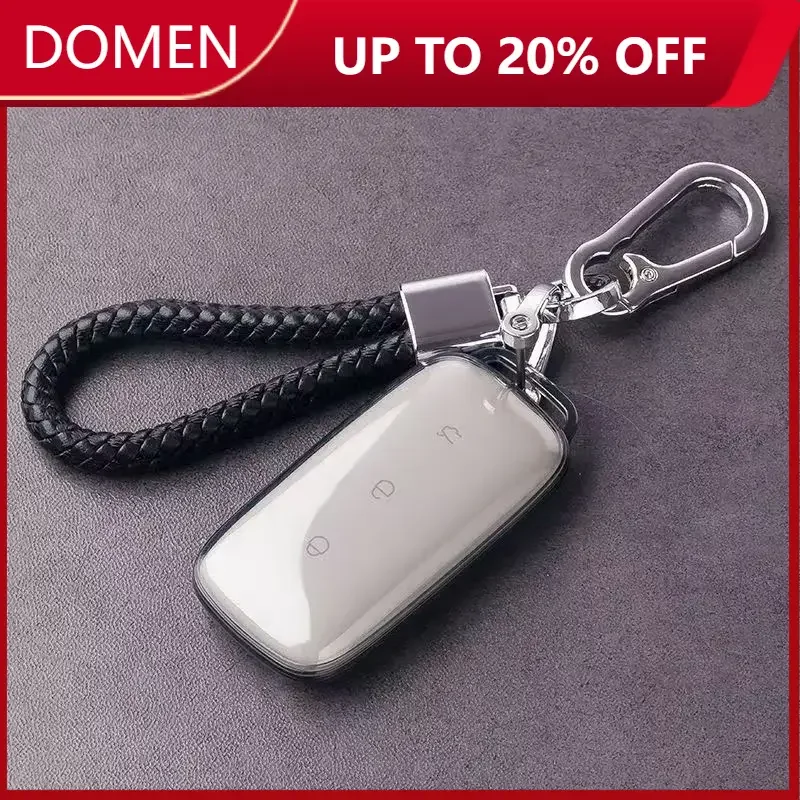 

Для Geely Galaxy E5 EX5 1 шт. прозрачный черный мягкий чехол из ТПУ для дистанционного ключа автомобиля EX5/e.MAS 7 Starship Max Edition брелок для ключей