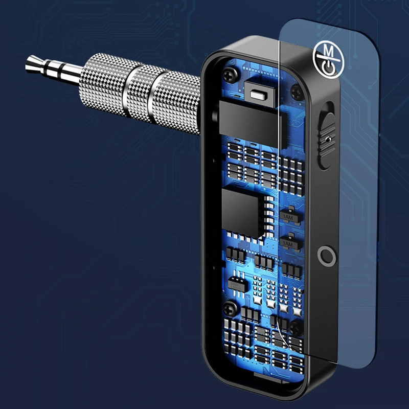 New Upgrade Bluetooth 5.3 Audio Transmitter Receiver 2 in1 Wireless Adapter 3.5 AUX Stereo Music Mini A2DP For Car TV PC Headset image 4
