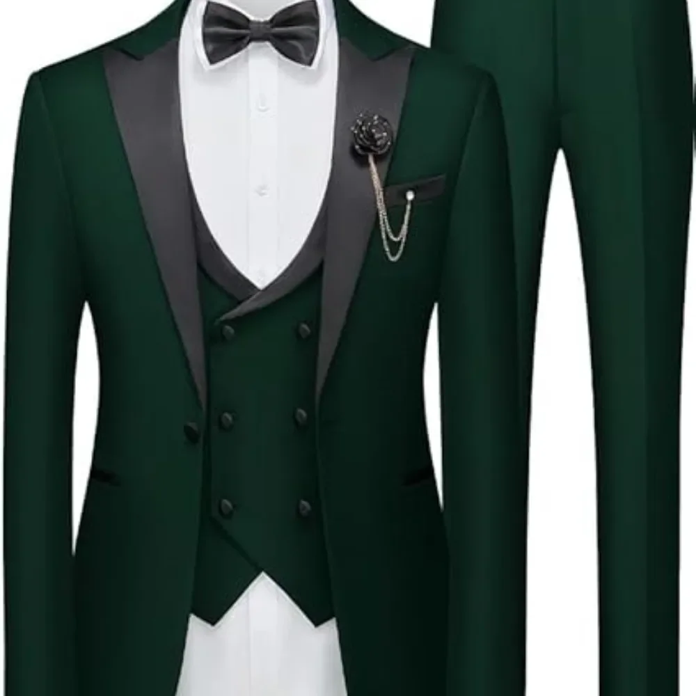 

Сплошной цвет, мужские деловые костюмы, полный комплект с большими лацканами, высококачественная приталенная куртка для свадебного сценического костюма