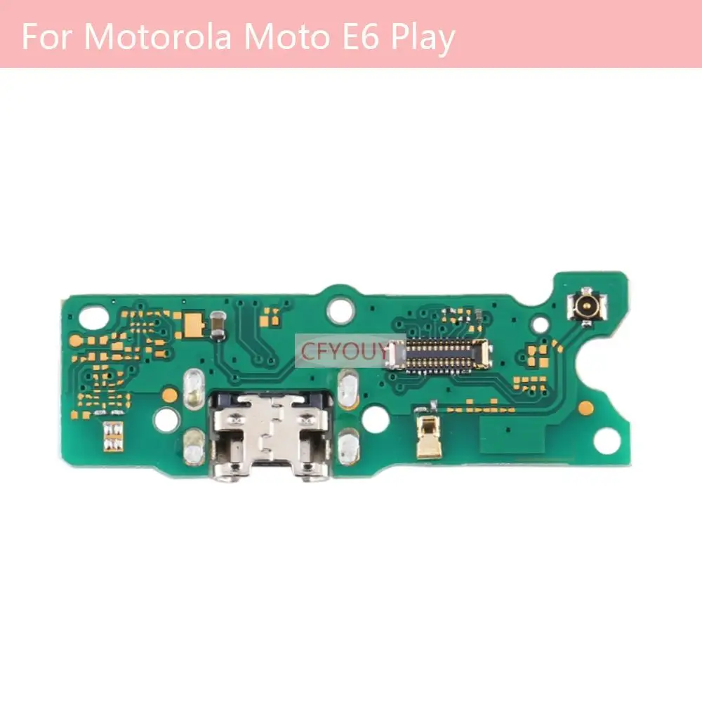 NEW For Motorola Moto E6 / E6S / E6 Plus / E6 Play USB Charging Board Dock Port Flex cable Repair Parts