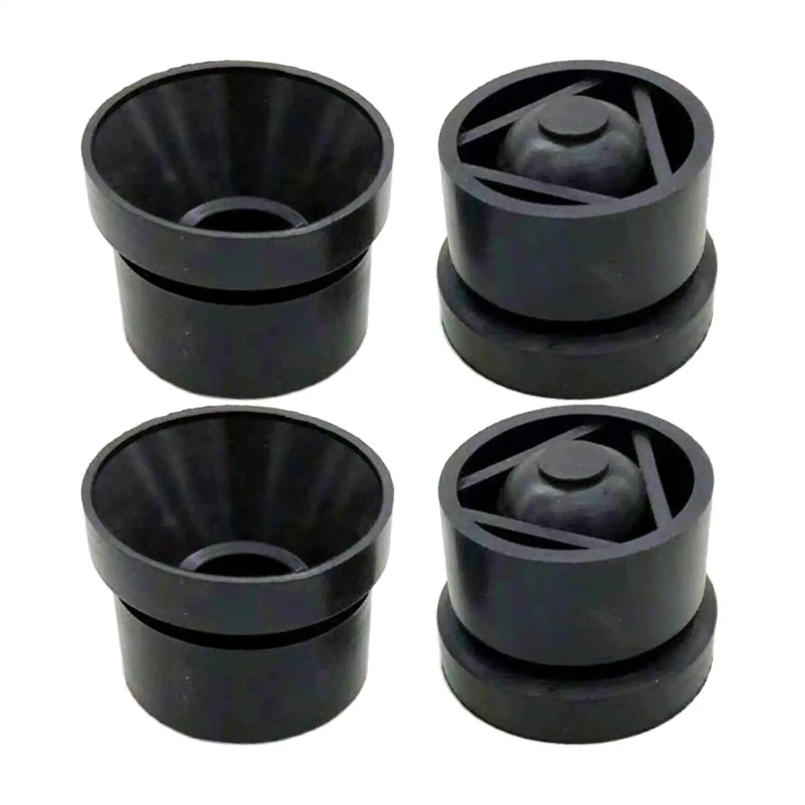 4 Pieces Auto Engine Cover Mounting Rubber Grommet Stop 06A103226 Black for Leon Replace Parts Durable