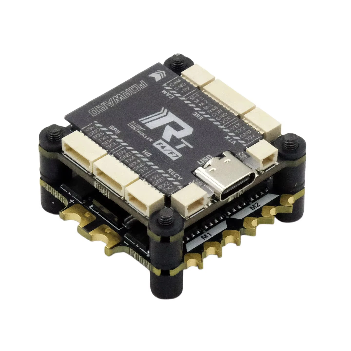 RATE FPV F4V4 55A/65A Full Plug-in FPV Stack, 32-bit Flight Controller & ESC for Freestyle Racing Drone