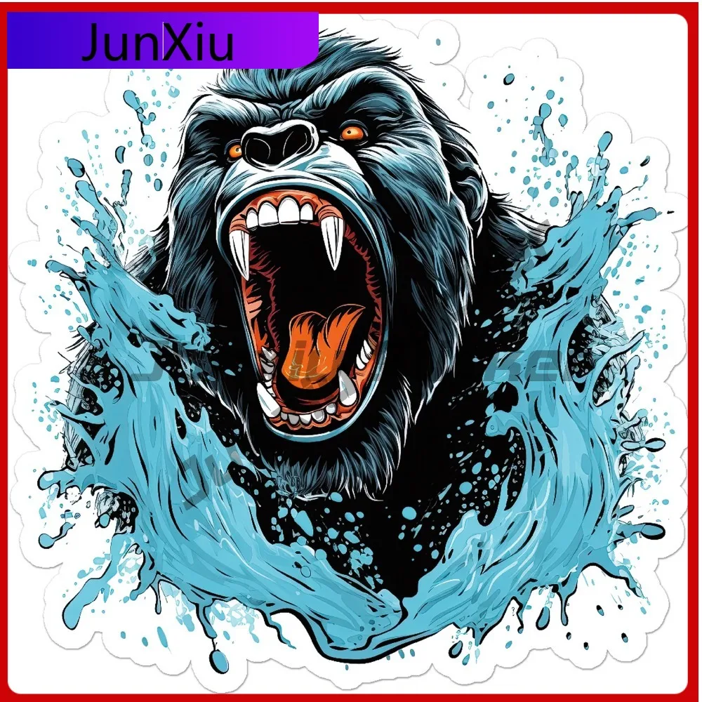

Scary Gorilla Vinyl Anime Premium Waterproof Creative Truck Decal Laptop Window Bumper Auto Exterior Gift Decor