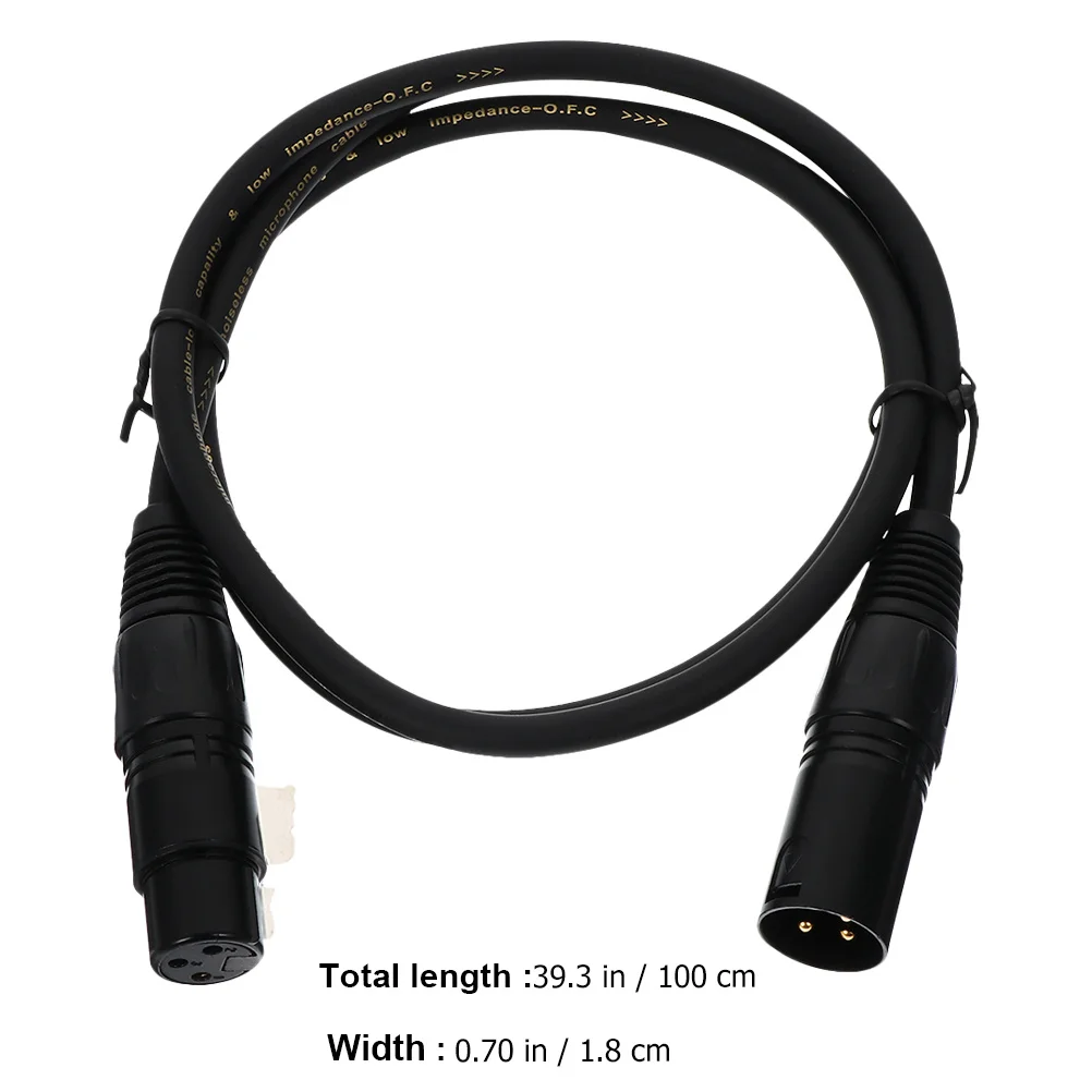 

Microphone Male Female 3 Pin Audio Cord For Sound Xlr Card Amplifier Studio Stage Mic Cable Xlr 3 Pin Mic Cord Cable