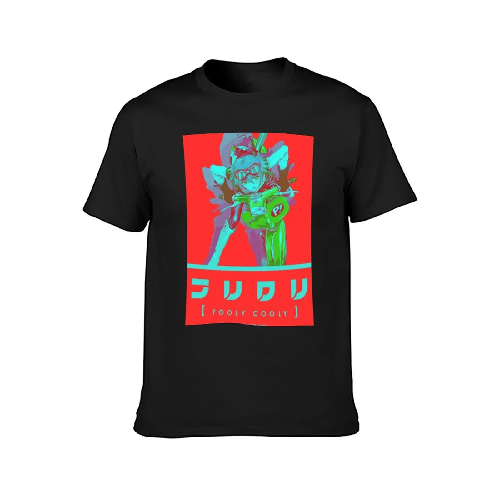 FLCL Haruko T-Shirt sublime Blouse men clothing