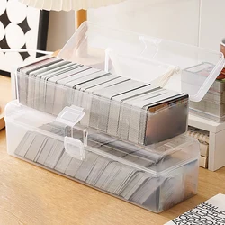 Transparent Idol Photo Storage Case Plastic Kpop Albums Photocards Small Card Collection Organizer Photo Card Holder Box