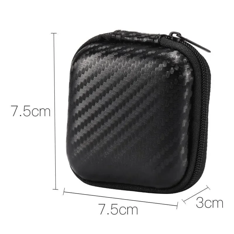 Mini bolsa protectora para auriculares, estuche rígido de EVA, cargador Digital, bolsa de almacenamiento de auriculares, organizador de Cable de datos Usb, bolsa de transporte