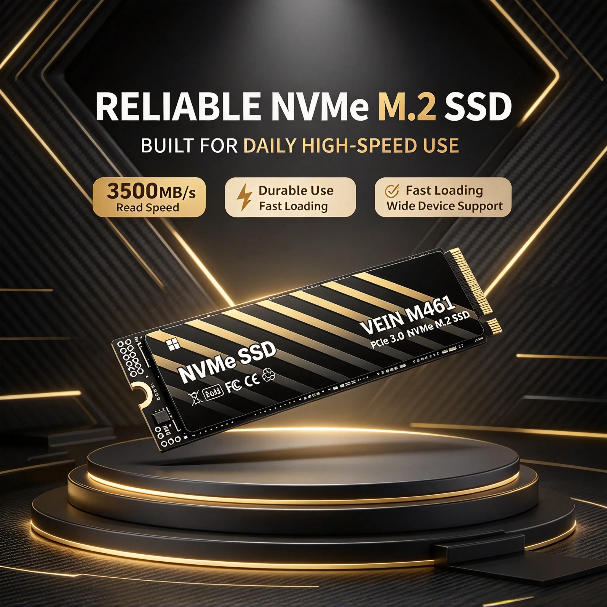 VEIN M461 NVMe M.2 Built-in SSD, 1TB/2TB/4TB/500GB, Fast Speed Solid State Disk, Desktop, Laptop, Notebook, Computer. Titan Max.